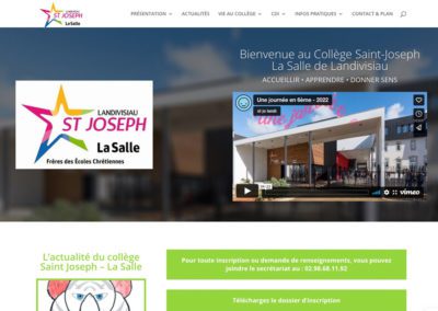 Site web Collège Saint-Joseph LaSalle de Landivisiau