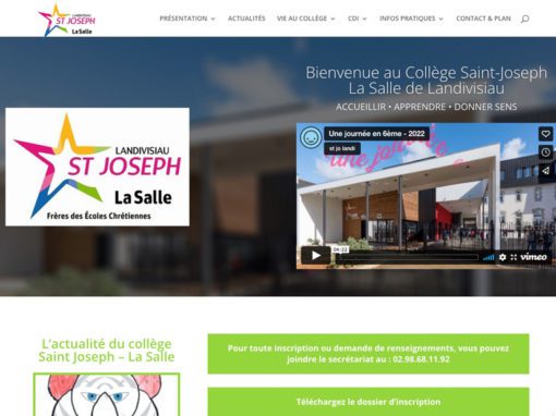 Site web Collège Saint-Joseph LaSalle de Landivisiau