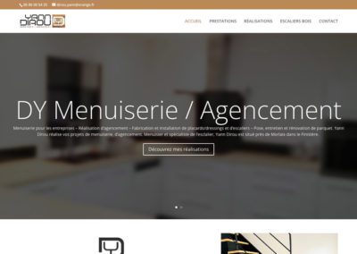 Site web DY Menuiserie