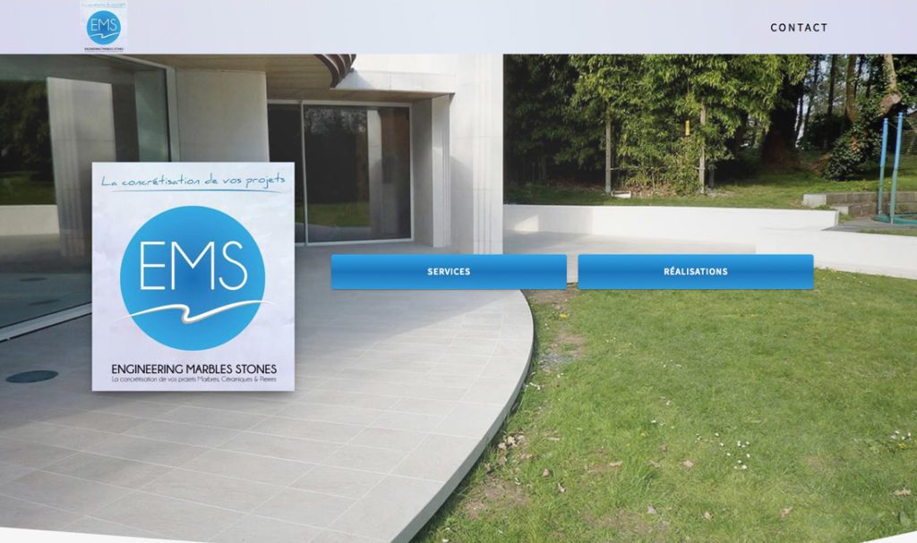 Réalisation du site web EMS par CreaWeb sense