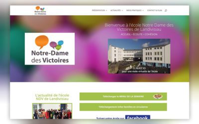 Refonte du site web de l’école Notre Dame des Victoires de Landivisiau