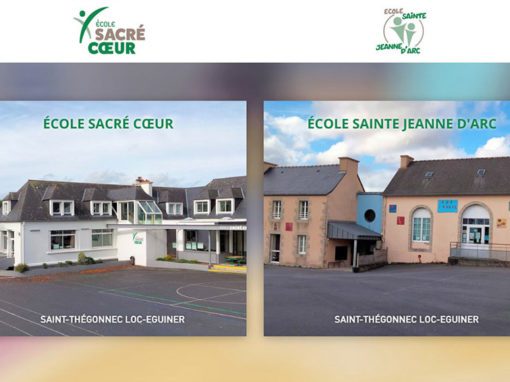 Création du site web des ÉCOLES de Saint-Thégonnec Loc-Éguiner