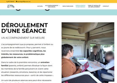 Création du site webSylvie Le Goff, PSYCHOLOGUE ITINÉRANTE autour de Douarnenez