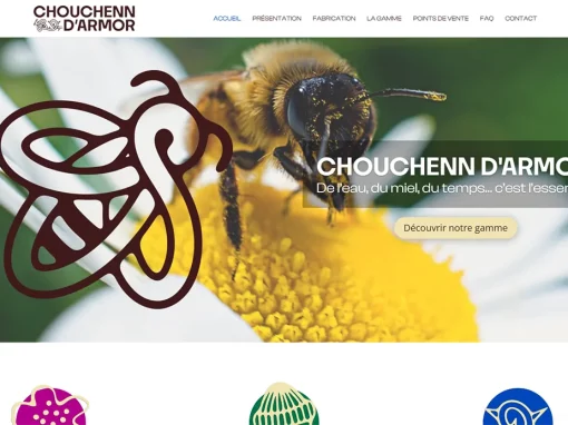 Création du site internet Chouchenn d&rsquo;Armor